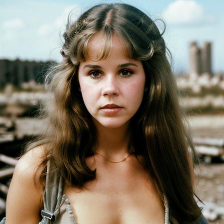 00012-1242045087-RAW photo, a close up portrait photo of linda blair in wastelander clothes, long haircut, pale skin, slim body, background is ci.png